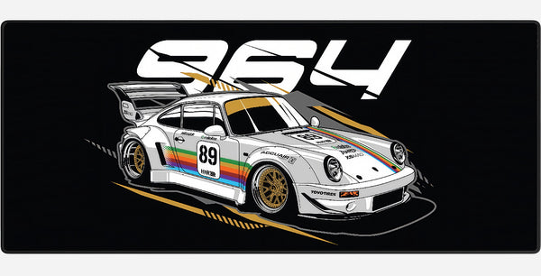 Retro Racer Mousepad XXL - Gaming - 900 x 400 x 3 mm - Antislip