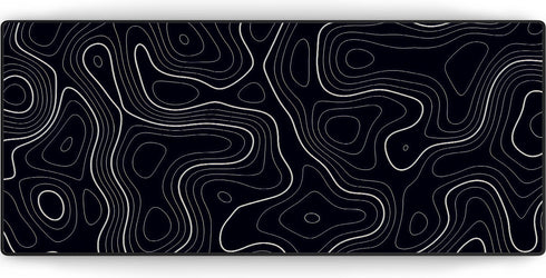 Black Topography Mousepad XXL - 900 x 400 x 3 mm - Antislip