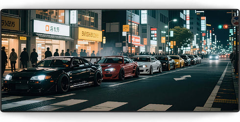 Japanese Roads XXL gaming mousepad 900 x 400 mm