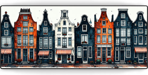 Old Amsterdam Muismat XXL - Gaming - 900 x 400 x 3 mm - Antislip