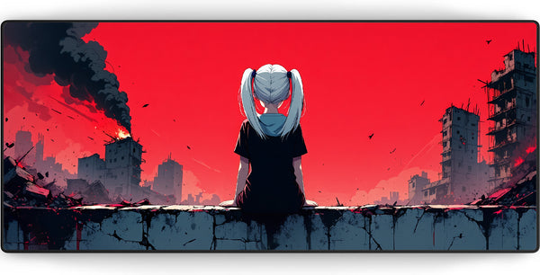 Lone Survivor Muismat XXL - Gaming - 900 x 400 x 3 mm - Antislip