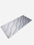Abstract Wave Grey desk mat with grey wave pattern
