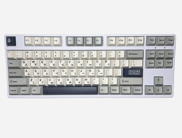 Astro Grey Keycaps | Cherry | PBT | Dye-Sub | 148 Keys