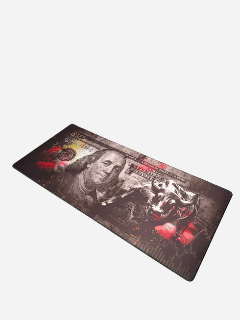 Muismat xxl - Dollar Rush - Gaming - 900 x 400 x 3 mm - Antislip