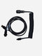 Premium black coiled USB-C to USB-A keyboard cable