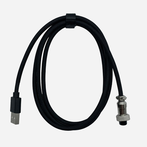 Coiled Cable - Negro - USB-C a USB-A