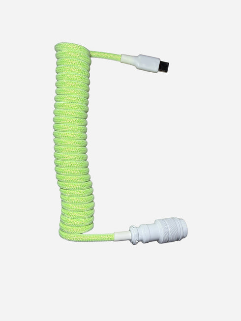 Premium Coiled Kabel - Grün - USB-C zu USB-A