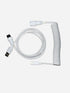 Premium white coiled USB-C to USB-A keyboard cable