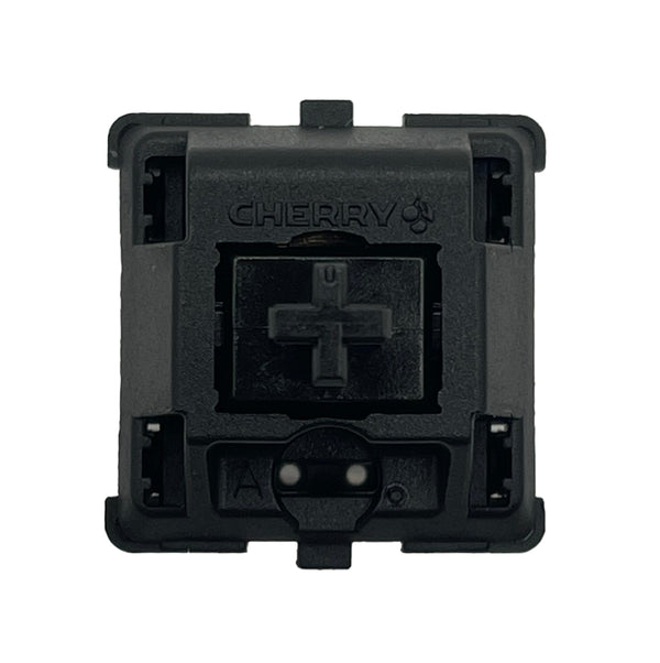 Cherry MX1A Black switch met volledig zwarte behuizing en stem – lineaire mechanische switch voor toetsenborden
