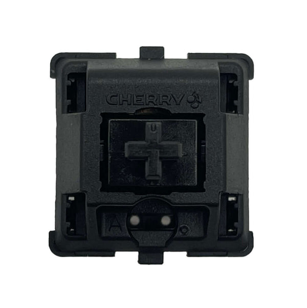 Cherry MX1A Black switch met volledig zwarte behuizing en stem – lineaire mechanische switch voor toetsenborden