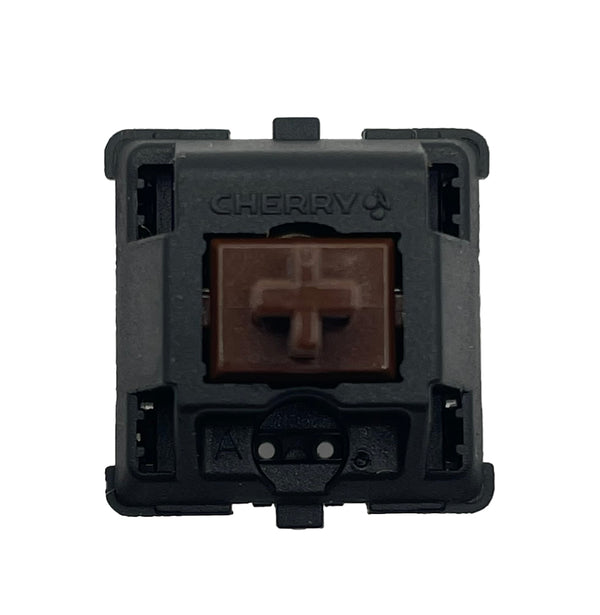 Cherry MX1A Brown switch met bruine stem en zwarte behuizing – tactiele mechanische toetsenbord switch