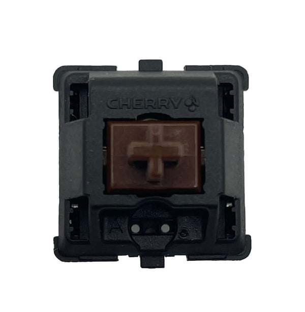 Cherry MX1A Brown switch met bruine stem en zwarte behuizing – tactiele mechanische toetsenbord switch