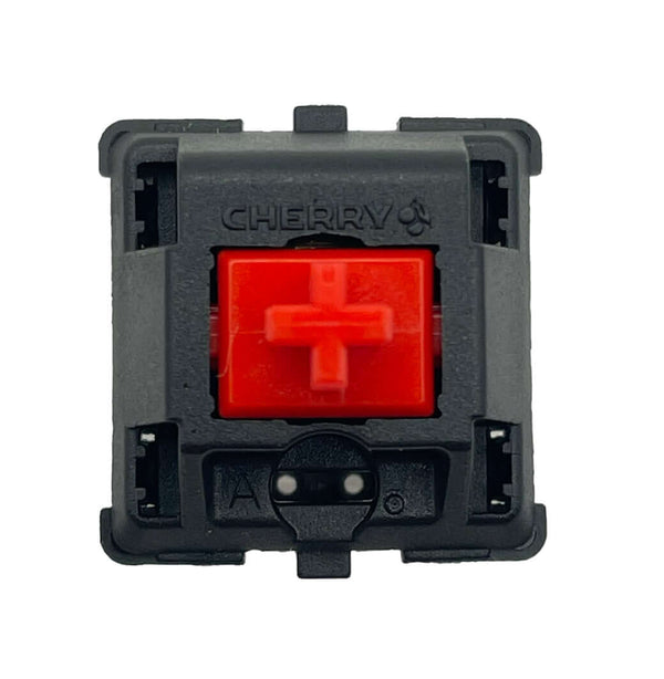 Cherry MX1A Red switch met rode stem en matzwarte behuizing – lineaire mechanische toetsenbord switch