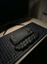 Black cloud wrist rest for comfortable typing