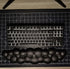 Cloud shaped black wrist rest for keyboard desk setup