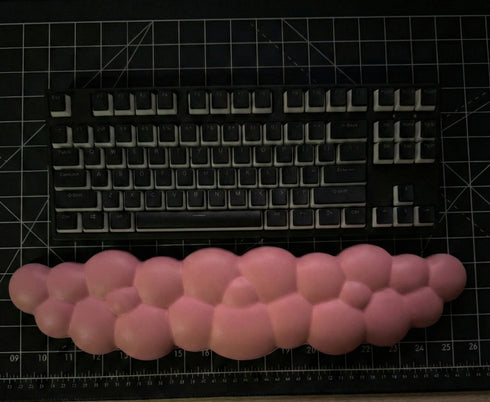 Cloud Polssteun Toetsenbord Donker Roze