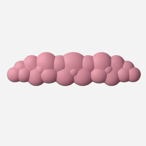 Dark pink cloud keyboard wrist rest for mechanical keyboards
