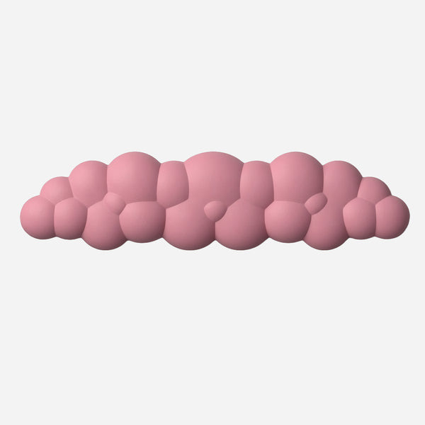 Cloud Wrist Rest Keyboard Dark Pink