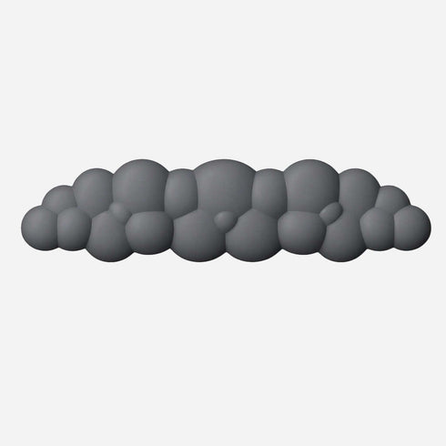Grey cloud keyboard wrist rest for mechanical keyboards
