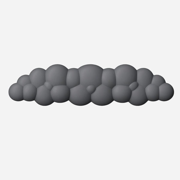 Cloud Wrist Rest Keyboard Grey