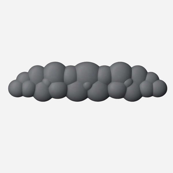 Grey cloud keyboard wrist rest for mechanical keyboards