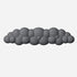 Cloud Wrist Rest Keyboard Grey
