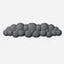 Grey cloud keyboard wrist rest for mechanical keyboards