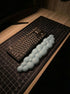 Light blue cloud wrist rest for comfortable typing