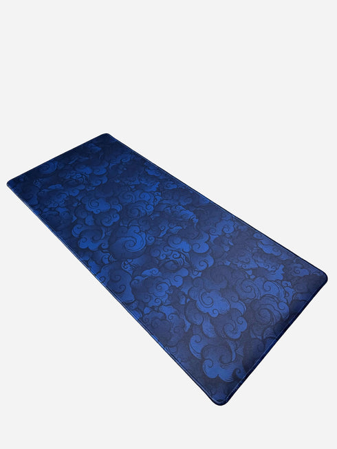 Cloud Obsidian Blue extended mousepad for gaming setup