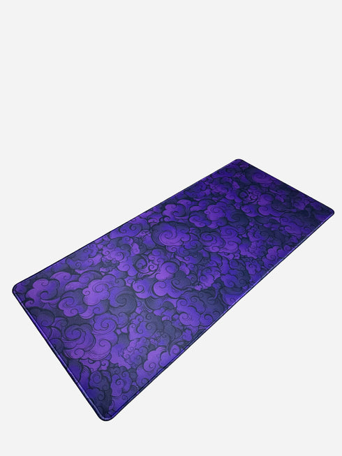 Large 900 x 400 mm purple mousepad for keyboard and mouse