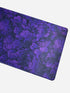 Cloud Obsidian Purple desk mat with purple abstract design