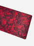 Cloud Obsidian Red desk mat with red abstract design
