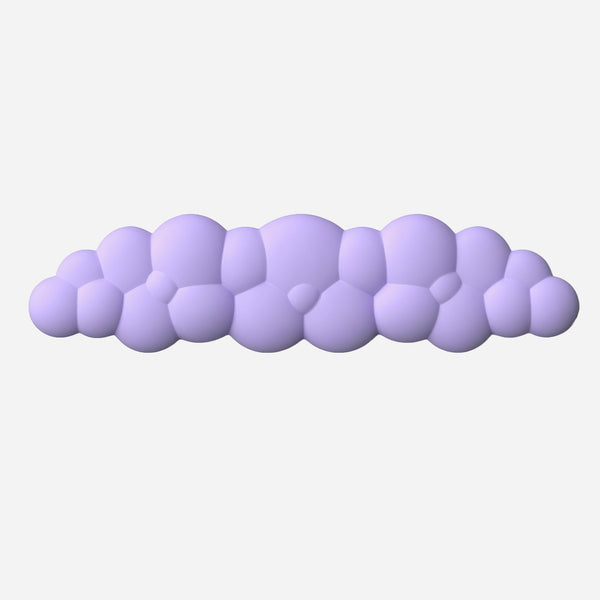 Cloud Wrist Rest Keyboard Purple