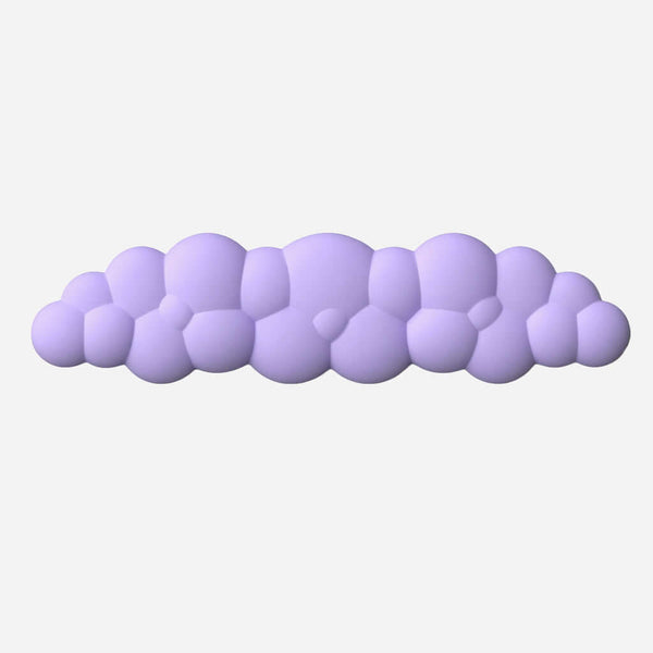 Purple cloud keyboard wrist rest for mechanical keyboards