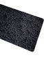 Zwarte en grijze Coral Circuit muismat met gestikte randen en glad oppervlak