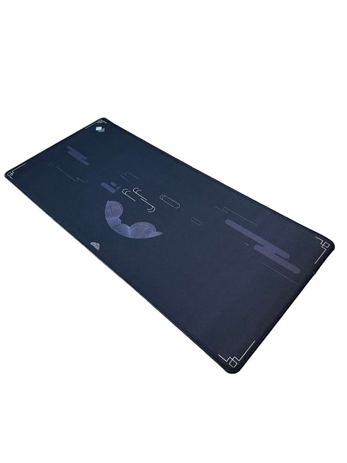 Muismat met pastelkleurige horizon en zwevend gevoel – 900x400mm met antislip onderzijde