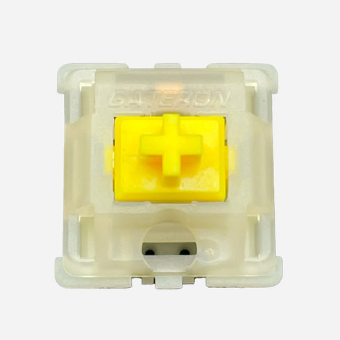 Gateron Milky Yellow Pro V2 Switches - Linear - 30 pcs