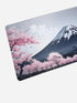 Tapis de Souris XXL Fuji Blossom Rose - Gaming - 900 x 400 x 3 mm - Antidérapant