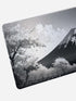 Fuji Blossom Black extended mousepad for gaming setup