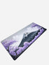 Large 900 x 400 mm purple mousepad for keyboard and mouse