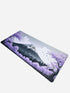 Fuji Blossom Purple extended mousepad for gaming setup