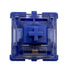 Gateron CJ Light Blue switch met blauwe stem en semi-transparante bovenkant – mechanische toetsenbord switch