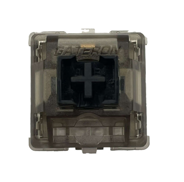 Gateron Ink V2 Black switch met donkere transparante behuizing en zwarte stem – lineair mechanisch toetsenbord switch