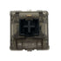 Gateron Ink V2 Black switch met donkere transparante behuizing en zwarte stem – lineair mechanisch toetsenbord switch