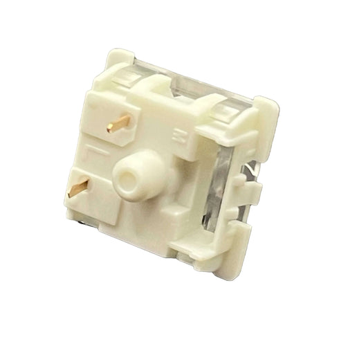 Bottom view of Gateron KS-9 Brown switch showing pins