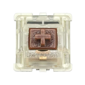 Gateron KS-9 Brown mechanical switch top view