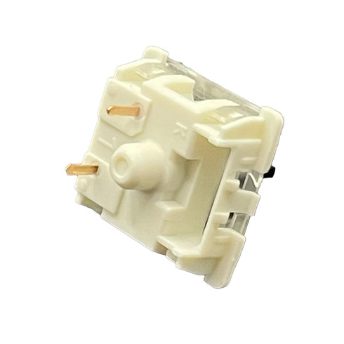 Bottom view of the Gateron KS-9 Black switch displaying pin configuration and housing