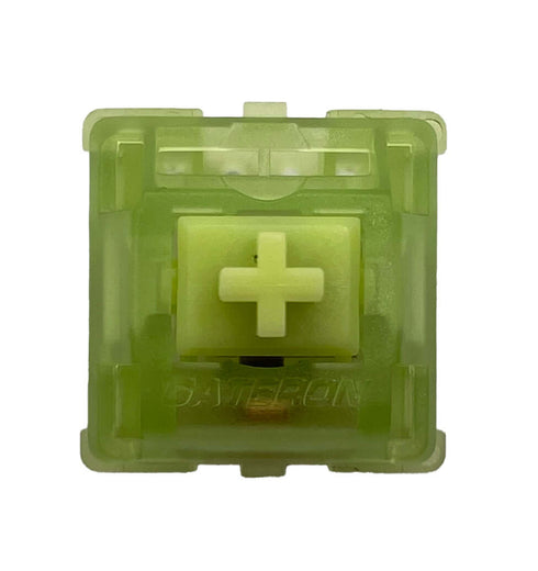Gateron Luciola switch met glow-in-the-dark groene behuizing – voor mechanische toetsenborden