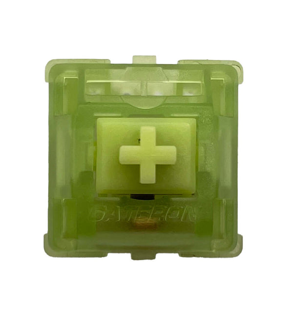Gateron Luciola switch met glow-in-the-dark groene behuizing – voor mechanische toetsenborden