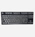 Graphite Black PBT keycaps set with Cherry profile